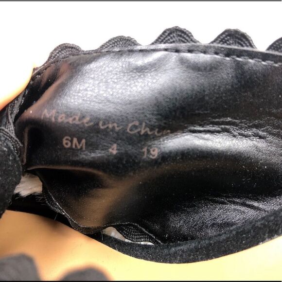 Jack Rogers Holly Black Suede Mule Sandals 6 - Picture 5 of 6